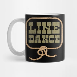 Line Dance Country Dancing Rope Western Mug